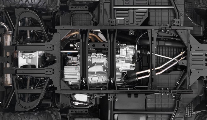 Longitudinally Mounted Engine