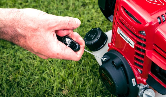 Easy starting, 4-stroke Honda engine